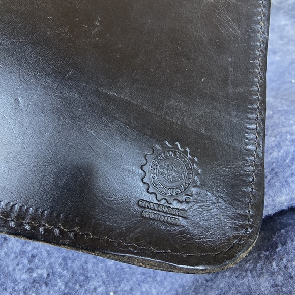 Harley-Davidson Mini Bag Vintage Hard LEATHER! - Picture 8 of 10